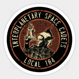 Interplanetary Space Cadets Sticker